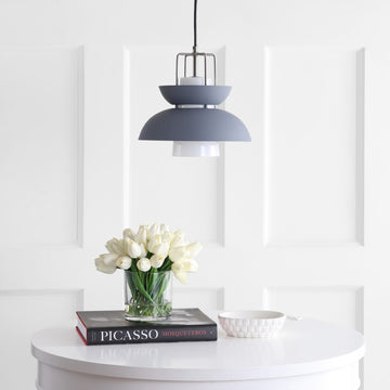 Paul 11" Farmhouse Metal LED Pendant - JONATHAN Y
